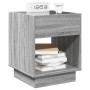Mesa de centro con Infinity LED gris Sonoma 40x40x50 cm de , Mesitas de noche - Ref: Foro24-3284082, Precio: 72,72 €, Descuen...