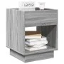 Mesa de centro con Infinity LED gris Sonoma 40x40x50 cm de , Mesitas de noche - Ref: Foro24-3284082, Precio: 71,62 €, Descuen...