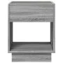 Mesa de centro con Infinity LED gris Sonoma 40x40x50 cm de , Mesitas de noche - Ref: Foro24-3284082, Precio: 71,62 €, Descuen...