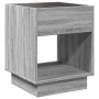 Mesa de centro con Infinity LED gris Sonoma 40x40x50 cm de , Mesitas de noche - Ref: Foro24-3284082, Precio: 71,62 €, Descuen...