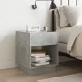Mesita de noche con Infinity LED gris hormigón 40x40x50 cm de , Mesitas de noche - Ref: Foro24-3284080, Precio: 72,88 €, Desc...