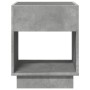 Mesita de noche con Infinity LED gris hormigón 40x40x50 cm de , Mesitas de noche - Ref: Foro24-3284080, Precio: 74,08 €, Desc...