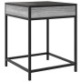 Mesa de centro con Infinity LED gris Sonoma 40x40x51 cm de , Mesitas de noche - Ref: Foro24-3284094, Precio: 55,04 €, Descuen...