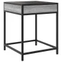Mesa de centro con Infinity LED gris Sonoma 40x40x51 cm by , Nightstands - Ref: Foro24-3284094, Price: 54,39 €, Discount: %