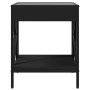 Mesita de noche con Infinity LED negra 40x40x49 cm de , Mesitas de noche - Ref: Foro24-3284096, Precio: 69,31 €, Descuento: %