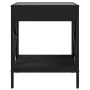 Mesita de noche con Infinity LED negra 40x40x49 cm de , Mesitas de noche - Ref: Foro24-3284096, Precio: 68,20 €, Descuento: %