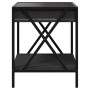 Mesita de noche con Infinity LED negra 40x40x49 cm de , Mesitas de noche - Ref: Foro24-3284096, Precio: 69,31 €, Descuento: %