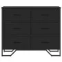 Cómoda madera de ingeniería negro 91x35,5x74,5 cm by , Drawers - Ref: Foro24-3295302, Price: 159,38 €, Discount: %