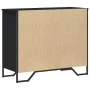 Cómoda madera de ingeniería negro 91x35,5x74,5 cm by , Drawers - Ref: Foro24-3295302, Price: 159,38 €, Discount: %