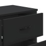 Cómoda madera de ingeniería negro 91x35,5x74,5 cm de , Cajoneras - Ref: Foro24-3295302, Precio: 162,15 €, Descuento: %