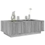 Mesa de centro con Infinity LED gris Sonoma 116x69x40 cm de , Mesas de centro - Ref: Foro24-3284061, Precio: 220,06 €, Descue...