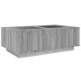 Mesa de centro con Infinity LED gris Sonoma 116x69x40 cm de , Mesas de centro - Ref: Foro24-3284061, Precio: 223,68 €, Descue...