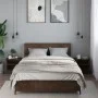 Mesitas noche 2 uds madera ingeniería marrón roble 40x30x40 cm by , Nightstands - Ref: Foro24-848503, Price: 46,16 €, Discoun...