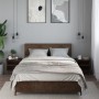 Mesitas noche 2 uds madera ingeniería marrón roble 40x30x40 cm de , Mesitas de noche - Ref: Foro24-848503, Precio: 46,74 €, D...