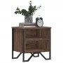 Mesitas noche 2 uds madera ingeniería marrón roble 40x30x40 cm by , Nightstands - Ref: Foro24-848503, Price: 46,16 €, Discoun...