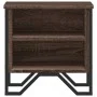 Mesitas noche 2 uds madera ingeniería marrón roble 40x30x40 cm by , Nightstands - Ref: Foro24-848503, Price: 46,16 €, Discoun...