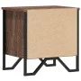 Mesitas noche 2 uds madera ingeniería marrón roble 40x30x40 cm by , Nightstands - Ref: Foro24-848503, Price: 46,16 €, Discoun...