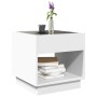 Mesa de centro con Infinity LED blanco 40x40x50 cm de , Mesas de centro - Ref: Foro24-847644, Precio: 60,44 €, Descuento: %