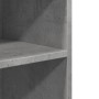 Mesa auxiliar ruedas madera ingeniería gris hormigón 55x60x78cm de , Armarios archivadores - Ref: Foro24-853158, Precio: 69,9...