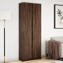 Aparador con LED madera ingeniería marrón roble 74x32,5x200 cm de , Aparadores - Ref: Foro24-3307897, Precio: 167,54 €, Descu...