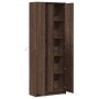 Aparador con LED madera ingeniería marrón roble 74x32,5x200 cm de , Aparadores - Ref: Foro24-3307897, Precio: 167,54 €, Descu...