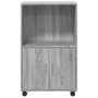 Armario con ruedas madera de ingeniería gris Sonoma 55x40x91 cm de , Aparadores - Ref: Foro24-853187, Precio: 66,32 €, Descue...