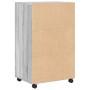 Armario con ruedas madera de ingeniería gris Sonoma 55x40x91 cm de , Aparadores - Ref: Foro24-853187, Precio: 66,32 €, Descue...