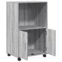 Armario con ruedas madera de ingeniería gris Sonoma 55x40x91 cm de , Aparadores - Ref: Foro24-853187, Precio: 65,32 €, Descue...