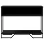 Mesa consola madera de ingeniería negra 100x35x74,5 cm by , Side tables - Ref: Foro24-848529, Price: 53,12 €, Discount: %