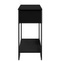 Mesa consola madera de ingeniería negra 100x35x74,5 cm by , Side tables - Ref: Foro24-848529, Price: 53,12 €, Discount: %