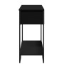 Mesa consola madera de ingeniería negra 100x35x74,5 cm de , Mesas auxiliares - Ref: Foro24-848529, Precio: 53,78 €, Descuento: %
