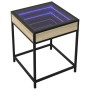 Mesa de centro con Infinity LED roble Sonoma 40x40x51 cm de , Mesas de centro - Ref: Foro24-847673, Precio: 59,31 €, Descuent...