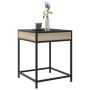 Mesa de centro con Infinity LED roble Sonoma 40x40x51 cm de , Mesas de centro - Ref: Foro24-847673, Precio: 59,31 €, Descuent...