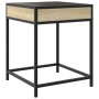 Mesa de centro con Infinity LED roble Sonoma 40x40x51 cm de , Mesas de centro - Ref: Foro24-847673, Precio: 59,31 €, Descuent...