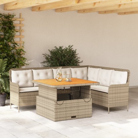 Set de sofás de jardín 2 pzas y cojines ratán sintético marrón de , Conjuntos de jardín - Ref: Foro24-3262086, Precio: 544,54...