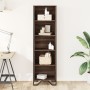 Estantería madera de ingeniería marrón roble 50x31x169 cm de , Librerías y estanterías - Ref: Foro24-848618, Precio: 71,52 €,...