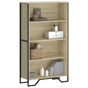 Estantería madera de ingeniería roble Sonoma 80x31x137,5 cm de , Librerías y estanterías - Ref: Foro24-848630, Precio: 72,79 ...