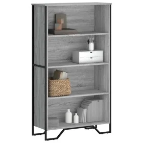 Estantería madera de ingeniería gris Sonoma 80x31x137,5 cm de , Librerías y estanterías - Ref: Foro24-848632, Precio: 74,09 €...