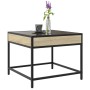Mesa de centro con Infinity LED roble Sonoma 50x50x41 cm de , Mesas de centro - Ref: Foro24-847678, Precio: 67,82 €, Descuent...