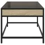 Mesa de centro con Infinity LED roble Sonoma 50x50x41 cm by , Coffee table - Ref: Foro24-847678, Price: 66,99 €, Discount: %