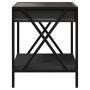 Mesita de noche con Infinity LED negra 40x40x49 cm de , Mesas de centro - Ref: Foro24-847692, Precio: 69,31 €, Descuento: %