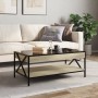 Mesa de centro con Infinity LED roble Sonoma 90x50x38 cm de , Mesas de centro - Ref: Foro24-847708, Precio: 100,53 €, Descuen...