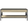Mesa de centro con Infinity LED roble Sonoma 90x50x38 cm de , Mesas de centro - Ref: Foro24-847708, Precio: 100,53 €, Descuen...
