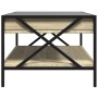 Mesa de centro con Infinity LED roble Sonoma 90x50x38 cm de , Mesas de centro - Ref: Foro24-847708, Precio: 100,53 €, Descuen...