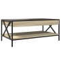 Mesa de centro con Infinity LED roble Sonoma 90x50x38 cm de , Mesas de centro - Ref: Foro24-847708, Precio: 100,53 €, Descuen...