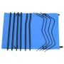 Camas de camping 2 uds tela Oxford y acero azul 180x60x19 cm de vidaXL, Catres - Ref: Foro24-312483, Precio: 58,69 €, Descuen...