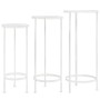 Set de soportes para plantas estilo vintage 3 uds metal blanco en Soportes para macetas | Comprar online en Foru.es