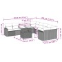 Set de sofás de jardín 11 pzas y cojines ratán sintético gris de , Conjuntos de jardín - Ref: Foro24-3267542, Precio: 863,21 ...
