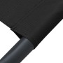 Tumbona de jardín de tela negro de vidaXL, Camas para exteriores - Ref: Foro24-313529, Precio: 107,13 €, Descuento: %
