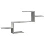 Estante de pared madera ingeniería gris hormigón 104x15x49 cm de , Estantes y estanterías - Ref: Foro24-853203, Precio: 29,67...